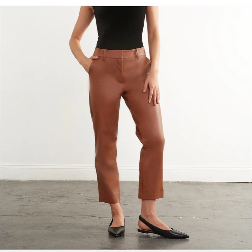 Commando Faux Leather 7/8 Trouser-Size Medium